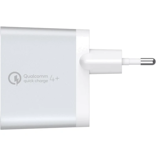 Зарядний пристрій Belkin Wall Home Charger USB-C Quick Charge 4.0 with Cable USB-C 1.2m 27W Silver (F7U074VF04-SLV): Кабель в комплекті USB-C
