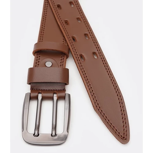 Мужской ремень Borsa Leather коричневый (V1125FX24-brown): Пол Мужской