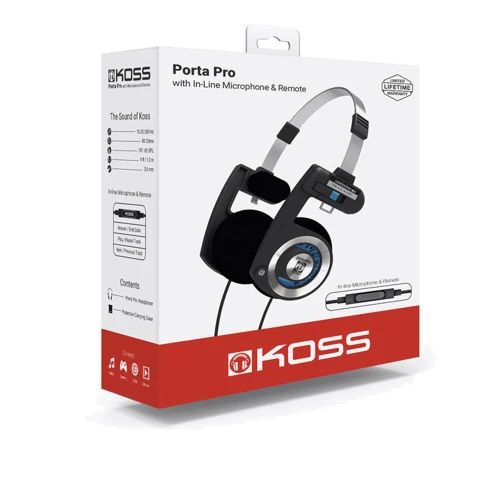 Наушники Koss Porta Pro Microphone (193970.101): Сопротивление наушников (Ом) 60