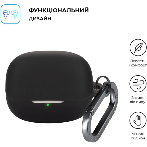 Чехол ArmorStandart Hang Case Black for Xiaomi Buds 5 Pro (ARM84515)