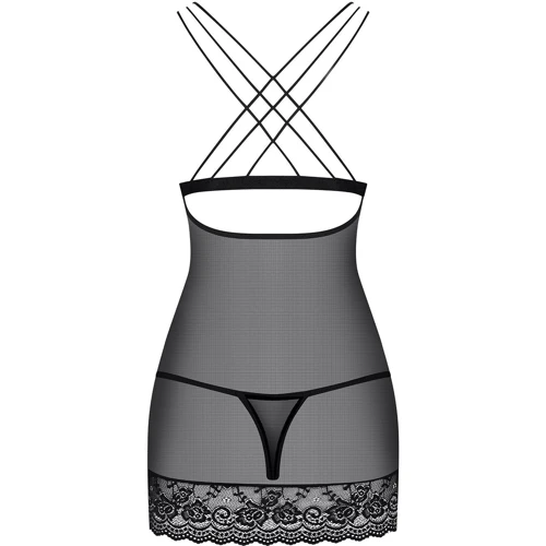 Комплект Obsessive 854-CHE-1 chemise, L/XL