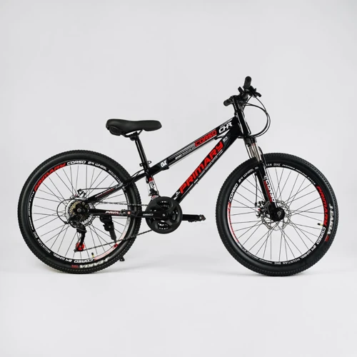Велосипед спортивный Corso Primary 24" красный (PRM-24020)