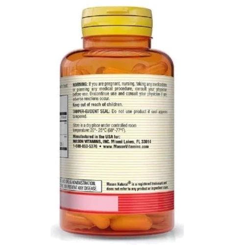 Mason Natural Tart Cherry Extract With Turmeric 1000 mcg Экстракт терпкой вишни с куркумой 60 вегетарианских капсул: Пол Унисекс