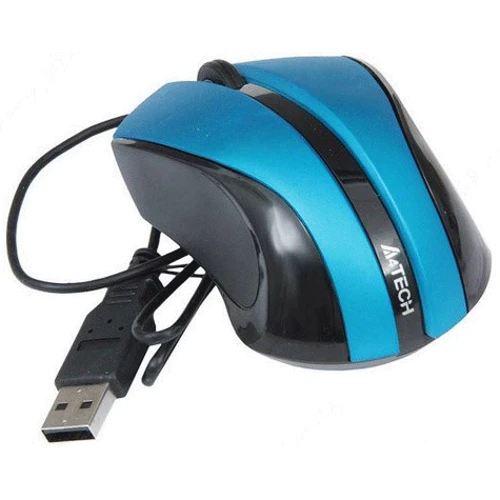Мышь A4 Tech N-310-3 Blue: Интерфейс подключения проводная USB