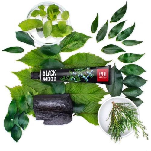 SPLAT Special Blackwood 75 ml Зубная паста: Назначение Комплексная защита, Отбеливание, Очищение