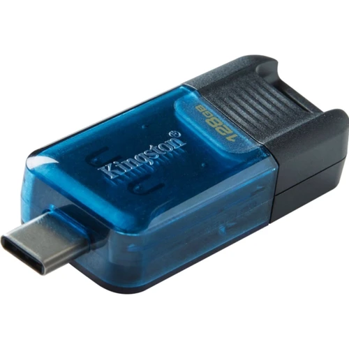 USB-флешка Kingston 128GB DataTraveler 80 M USB-C 3.2 Blue/Black (DT80M/128GB): Объем памяти 128 GB