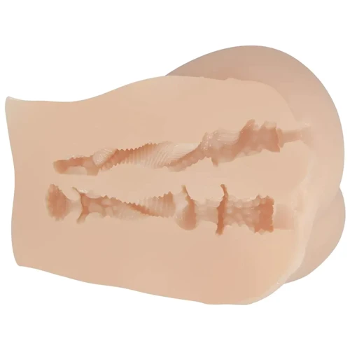 Мастурбатор вагина-анус с вибрацией LYBAILE Crazy Bull - Emilia soft skin (BM-009245Z)