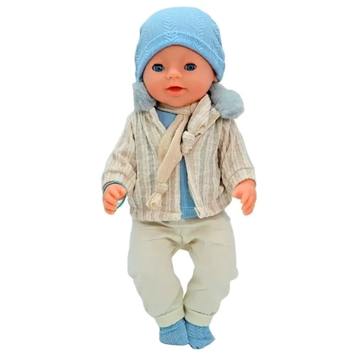 Пупс Yale Baby 45 см пьет-писает с асессуарами музыкальный (BL242T): Возраст от 3 лет