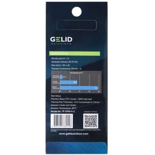 Gelid Solutions GP-Ultimate Thermal Pad 120x20x0.5 mm (TP-GP04-R-A)