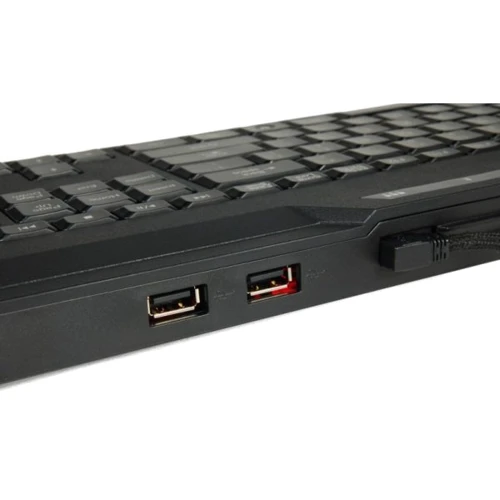 Клавиатура Tt eSPORTS Challenger Pro Keyboard (KB-CHP001RS): Количество дополнительных клавиш 8