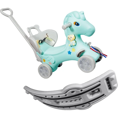 Лошадка качалка – каталка XOKO Play Pen RHO3 5 в 1 Blue (RHO3)