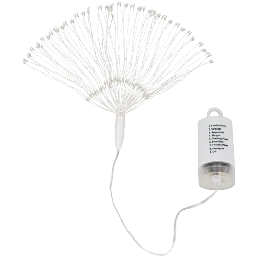 Гирлянда фейерверк на батарейках Springos 3D 100 LED CL0181 Warm White фото 9