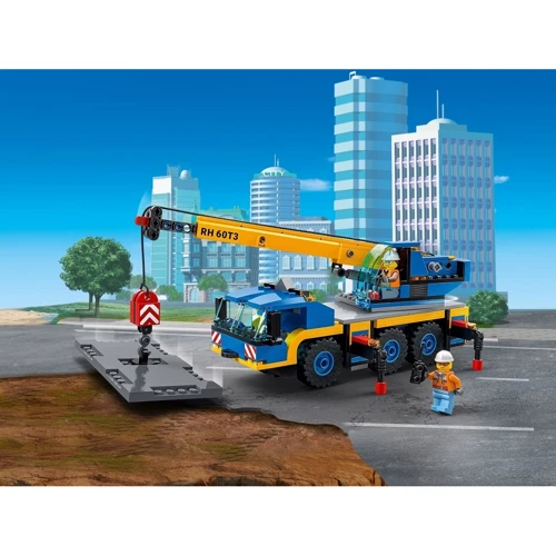 Конструктор LEGO City Передвижной кран 340 деталей (60324) фото 11