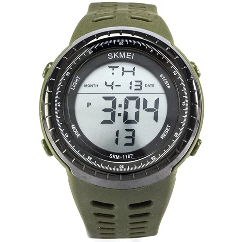 Наручные часы Skmei 1167 Green: Механизм Кварцевый
