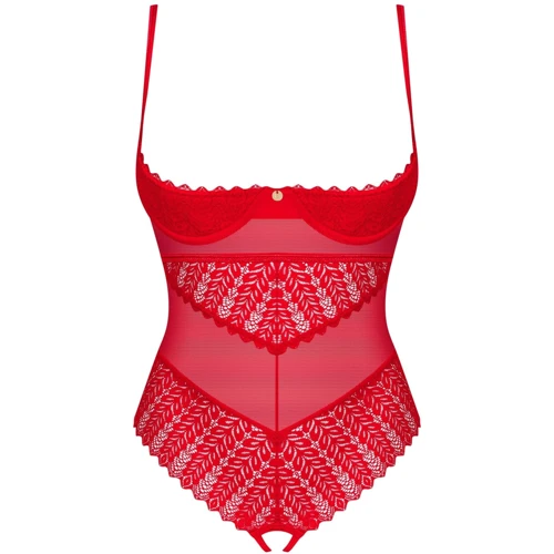 Боди Obsessive Ingridia crotchless teddy XL/2XL