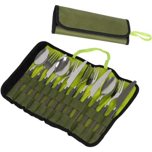 Набір столових приладів Bo-Camp Cutlery Set 12 Pieces 4 Person Silver (6102107)