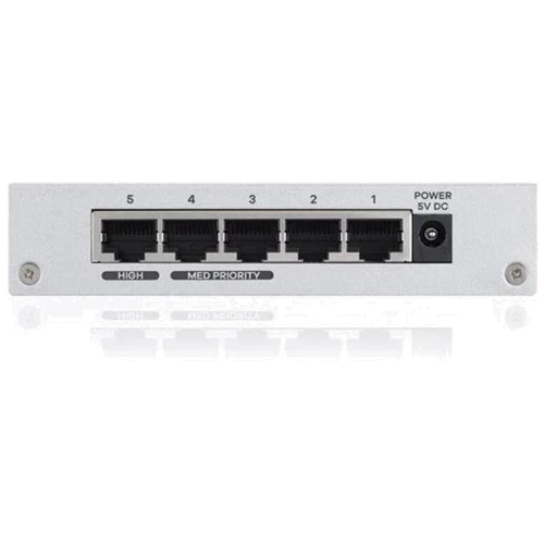 Сетевой коммутатор ZyXel GS-105B v3 (GS-105BV3-EU0101F): Порты только Gigabit Ethernet (10/100/1000)
