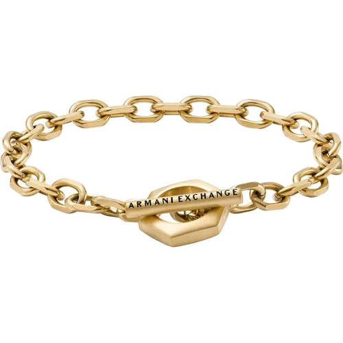 Чоловічий браслет Armani Exchange золотистий (AXG0104710)