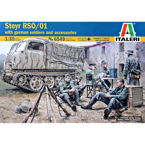 Модель Italeri Тягач Steyr RSO/01 с немецкой пехотой (IT6549)
