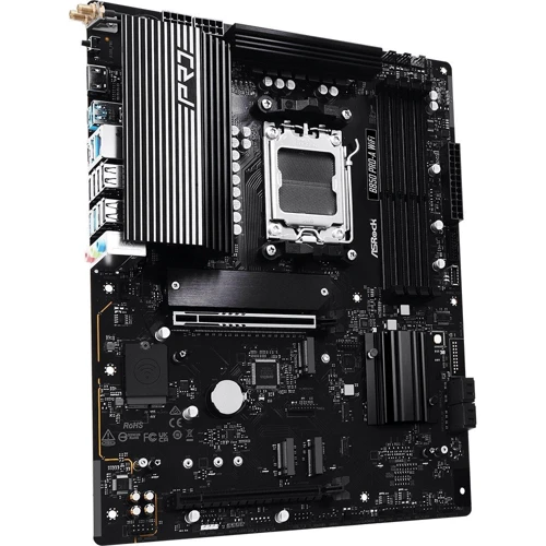 ASRock B850 PRO-A WIFI UA: Разъемы на задней панели USB Type-C, USB 2.0, USB 3.2 Gen 2, HDMI