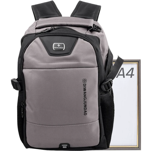 Мужской рюкзак Valiria Fashion серый (3DETAB-W-8803-9): Тип ручки Плечевой ремень, Короткая ручка