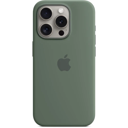 Чехол для iPhone Apple iPhone 15 Pro Silicone Case with MagSafe - Cypress (MT1J3ZM/A)