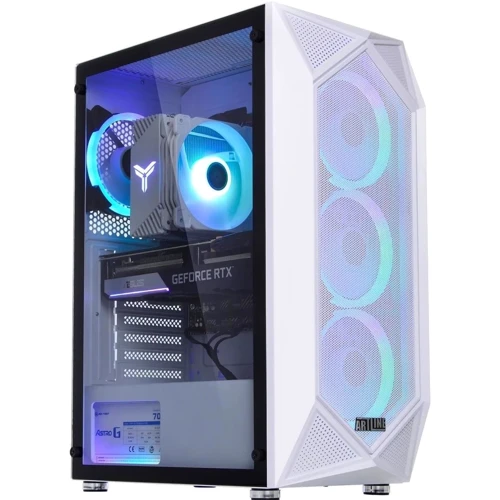 Персональный компьютер (ПК) ARTLINE Gaming X68WHITE Windows 11 Home (X68WHITEv33Win): Процессор AMD 6-core Ryzen 5 5600X 3.7-4.6GHz