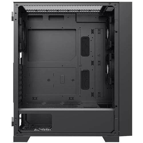 Корпус Montech AIR 1000 LITE Black: Материал передней панели пластик и металл