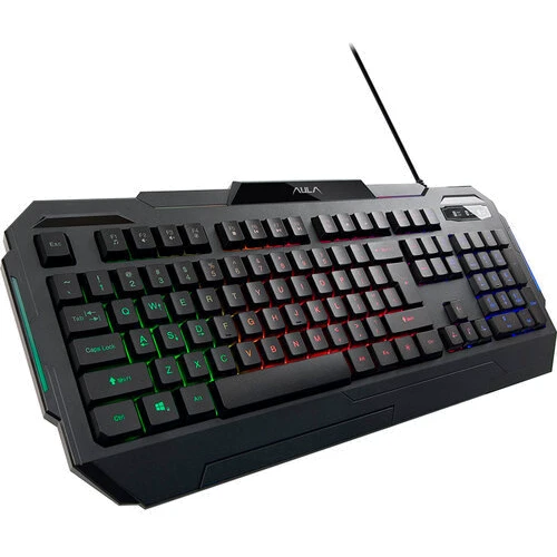 Клавиатура AULA Terminus gaming keyboard EN/RU Black (6948391234519): Интерфейс подключения USB