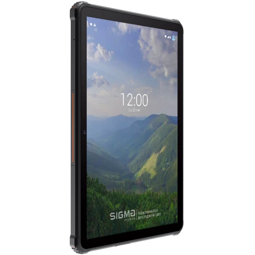 Планшет Sigma mobile TAB A1025 X-treme IP68 Black-Orange UA: Дисплей 10.1" IPS (1920x1200)