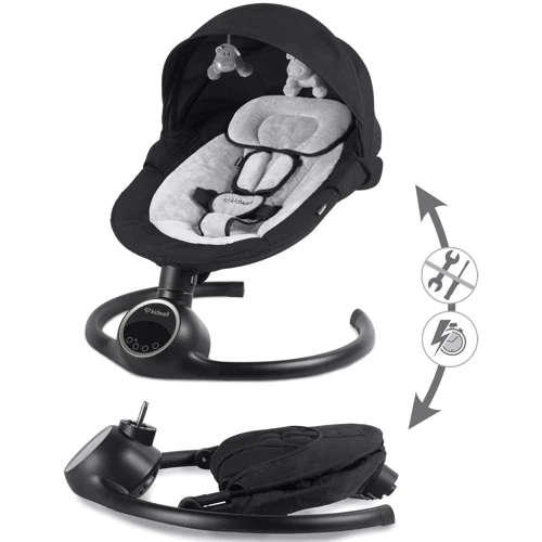 Закачуючий центр Kidwell 2в1 REVE Black/Silver (Hnrt_4852) фото 8