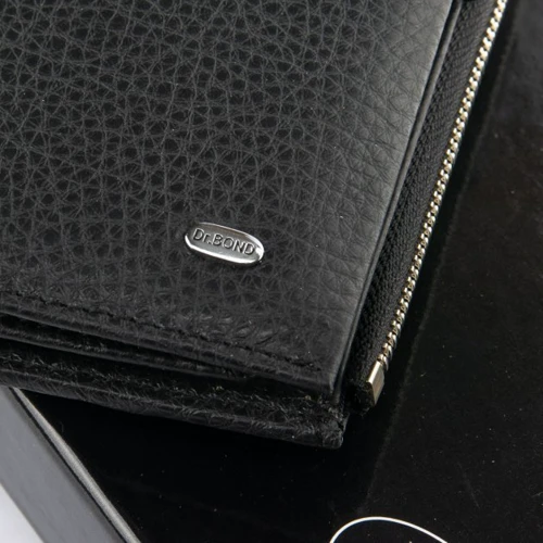 Мужской кошелек Dr. Bond черный (31317 black): Пол Мужской