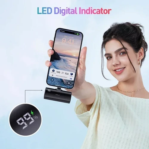 Внешний аккумулятор iWalk Power Bank 5000mAh Linkpod X Black (LPX001-001A-ES): Количество USB 1