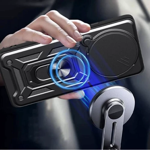 Чохол для телефона Mobile Case Camshield Serge Ring Black для Xiaomi Redmi Note 14 Pro+: Тип накладка на заднюю часть