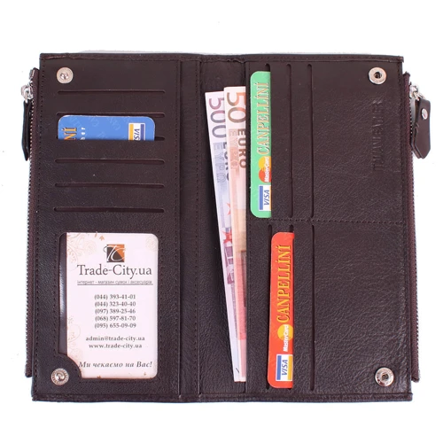 Жіночий гаманець ST Leather Accessories коричневий (NST420-coffee): Країна виробник Україна