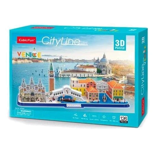 3D пазл CubicFun City Line Венеция (MC269h) фото 4