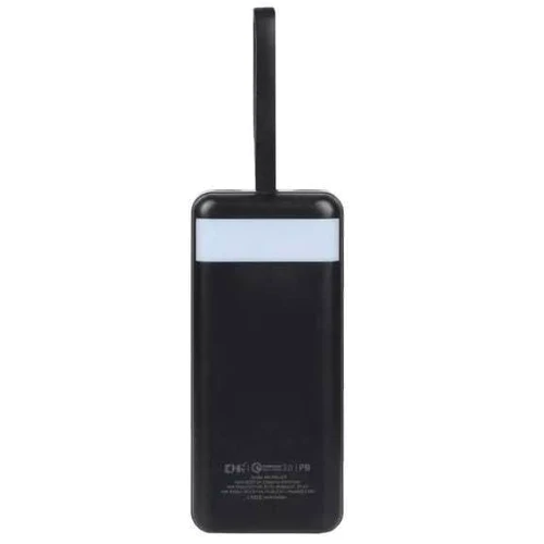 Зовнішній акумулятор King Power Bank 30000mAh QC3.0 LED 22.5W Black (KPG-302)