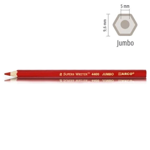 Карандаши Marco 4400-12СВ 12 цв Superb writer JUMBO: Тип Цветные