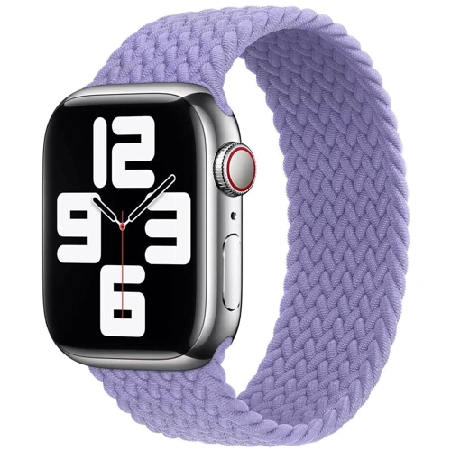 Аксесуар для Watch Apple Braided Solo Loop English Lavender Size 7 (ML6A3) для Apple Watch 42/44/45mm