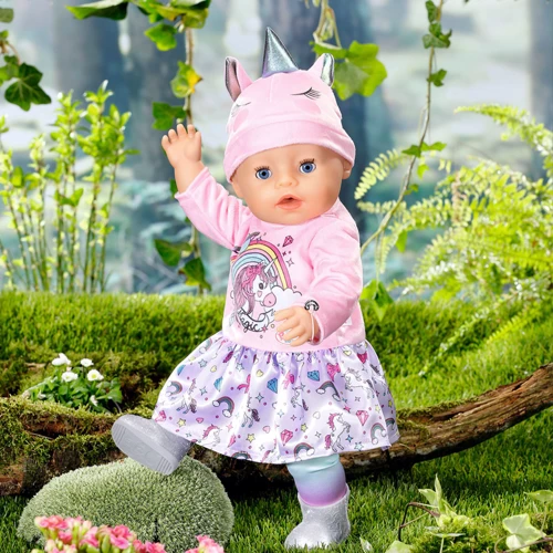 Кукла Baby Born серии Нежные объятия - Очаровательный единорог (43 cm, с аксессуарами) (831311): Особенности интерактивная кукла