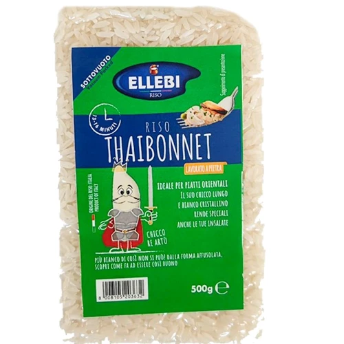 Рис Ellebi довгозернистий сорт Тайбонетт 500 г (8008105203632)