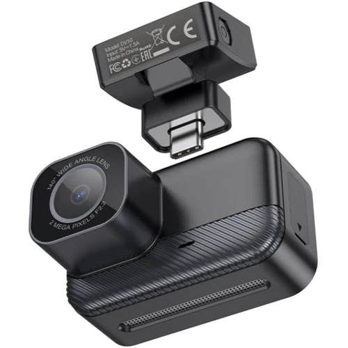 Автомобильный видеорегистратор Hoco DV10 mini screen dashcam Black: Оснащение дисплей