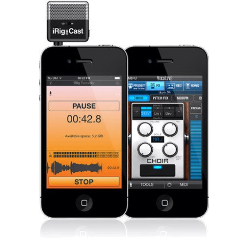 Ультракомпактный микрофон IK MULTIMEDIA IRIG MIC CAST: Способ подключения Беспроводной