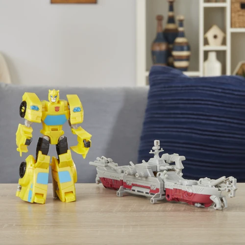 Transformers Hasbro Фигурка Трансформеры Кибервселенная Спарк Армор 18см TRA Cyberverse Spark Armor Bumblebee E4220_E4329 фото 10