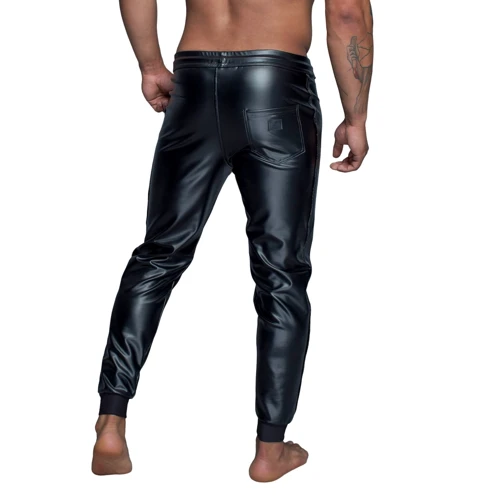 Мужские треггинсы Noir Handmade H063 Powerwetlook treggings Вlack, XXL