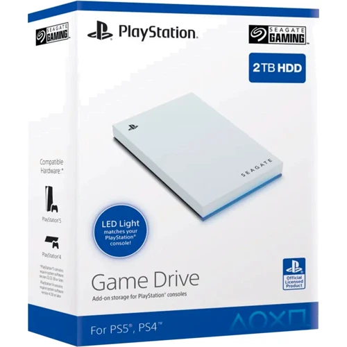 Внешний жесткий диск Seagate Game Drive for PlayStation 5 2 TB (STLV2000201): Частота вращения шпинделя, об/мин 5400