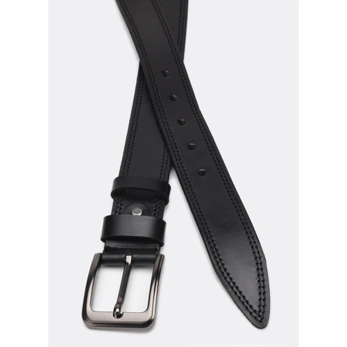 Чоловічий ремінь Borsa Leather чорний (Cv1gnn5a-115): Стать Чоловік