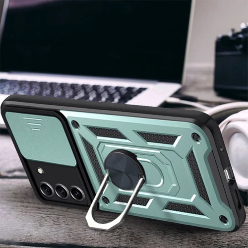 Чехол для телефонов Mobile Case Camshield Serge Ring Green for Samsung S921 Galaxy S24: Материал TPU (термополиуретан) и поликарбонат