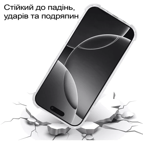 Чохол для iPhone BeCover TPU Case Anti-Shock Clear для iPhone 17 Pro Max (713799)