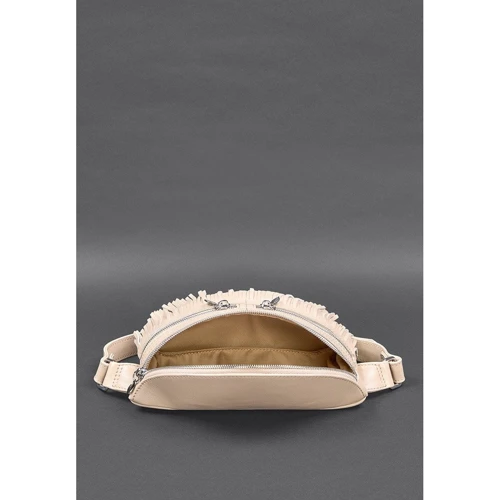 Женская поясная сумка BlankNote Spirit бежевая (BN-BAG-15-light-beige): Застежка Молния